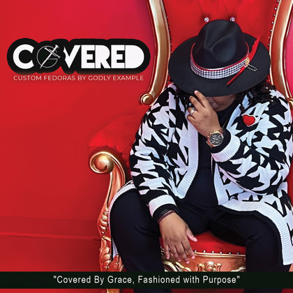 Covered Collection Custom Fedoras by Godly Example - a line of stylish and meaningful fedoras designed for Christian fashion