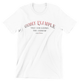 10 year old, Cam asked if he could learn how to make shirts. He decided that he wanted to let people know God can use anybody by making this t-shirt for Godly Example Clothing. He wanted to make one to sell and let the proceeds feed & clothe the homeless. He will personally make these.