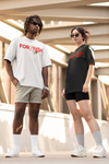 Godly Example "FORGIVEN" Rose Tee (Black/Red)