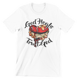 Godly Example "God Heals" Vintage Tee (White)