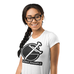 Godly Example Logo Pixi-Tee Bold (White/Black)