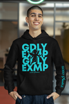 Godly Example Unisex Angel Hooded SweatSuit (Black/Jade)