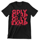 Godly Example "Angel"  Tee (Black/Red)