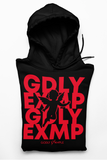 Godly Example Unisex Angel Hooded SweatSuit (Black/Red)