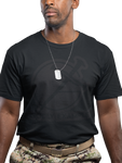 Godly Example Black On Black Logo Tee