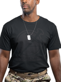 Godly Example Black On Black Logo Tee