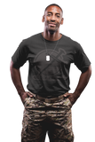 Godly Example Black On Black Logo Tee