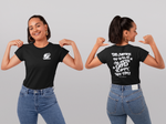 Godly Example Makes God Happy Tee (Black/White)