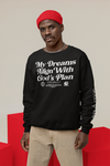 Godly Example Dreams Align Design Crewneck Sweatshirt (B/W)