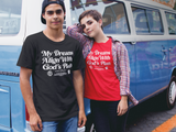 Godly Example "My Dreams Align With God's Plan"  Tee (Black/White) NEW!