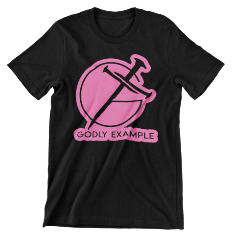 Godly Example Logo Tee Bold (Black/Pink)
