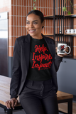 Godly Example "HELP INSPIRE IMPACT " Tee (Black/Red)