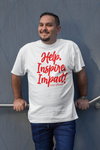 Godly Example "HELP INSPIRE IMPACT " Tee (White/Red)