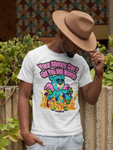 Godly Example "Your Money Won't Get You Into Heaven" Tee (Pink/White)