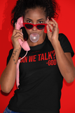 Godly Example "Can We Talk"  Tee (Black/Red)