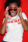 Godly Example "Can We Talk"  Tee (White/Red)