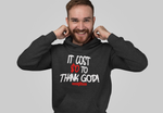 Godly Example "It Cost $0" Crewneck Sweatshirt (B/W/R)