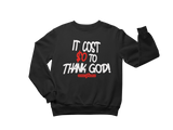 Godly Example "It Cost $0" Crewneck Sweatshirt (B/W/R)