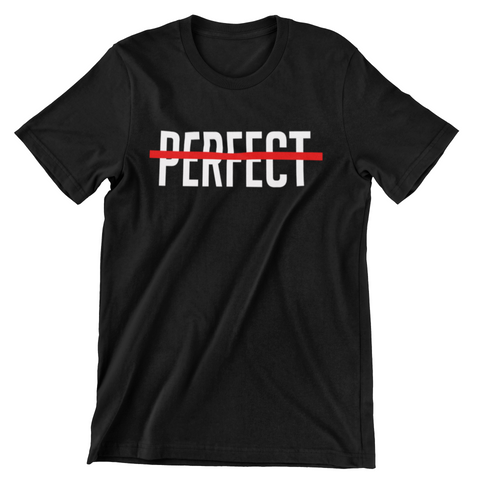 Godly Example "Not Perfect " Tee (Black/White