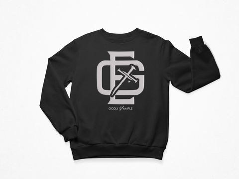 Godly Example "Loving the Crew" Puff Sweatshirt (B/W)