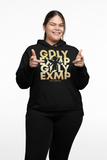 Godly Example Unisex Angel Hooded SweatSuit (Black/Gold) NEW!