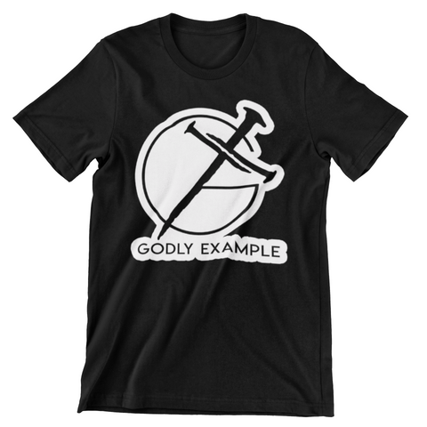 Godly Example Logo Tee Bold (Black/White)